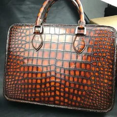 Crocodile men’s Fashion Exotic Skin Bag BMBAS120196 image 7