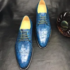 Scale-Patterned Oxford Shoes BMBAS12073 image 5