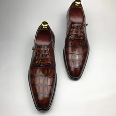 Men’s Genuine Authentic Crocodile Derby BMBAS12083 image 7
