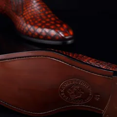 Crocodile Men’s Leather Loafer Driving Style BMBAS12058 image 5