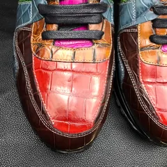 Men’s Colorful All Real Crocodile Skin Sneakers BMCAS120114 image 6