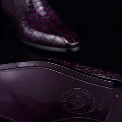 Men’s Loafer Slip On Crocodile Classical Shoes BMPAS12061 image 5