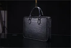Crocodile Leather Handbag Briefcase BMBAB120124 image 7