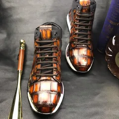 Mens Fashion Crocodile Sneakers Sports Shoe BMBAS120126 image 5