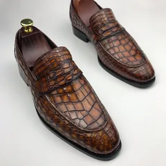 Crocodile Men’s Slip On Formal Classic Shoes BMBAS120136 image 5