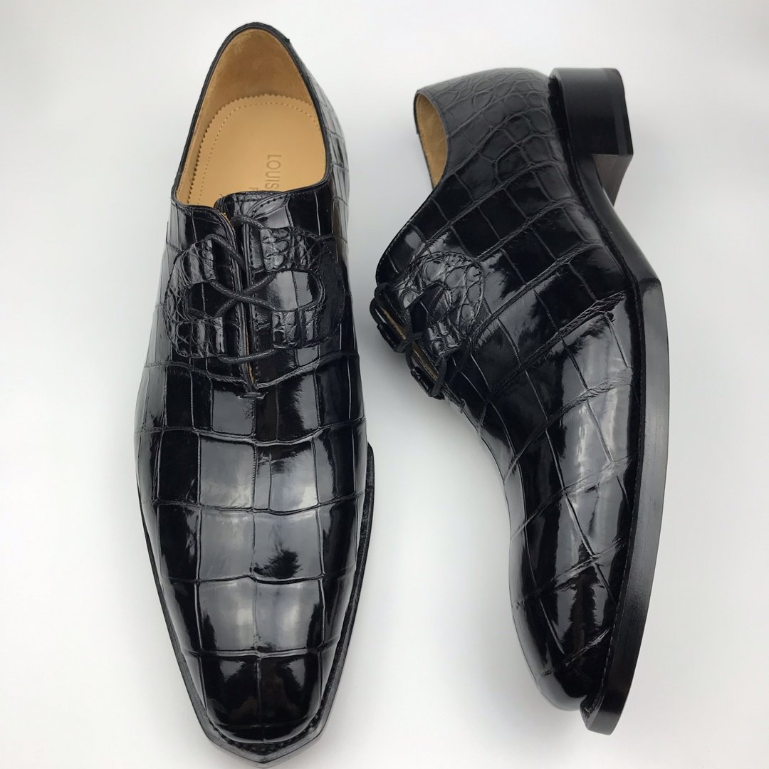 Crocodile Men’s Genuine Leather Special Lace up Oxford BMBAS120141 image 6