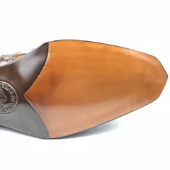 Handmade Chinese Shoes Crocodile Oxford BMBAS120144 image 6