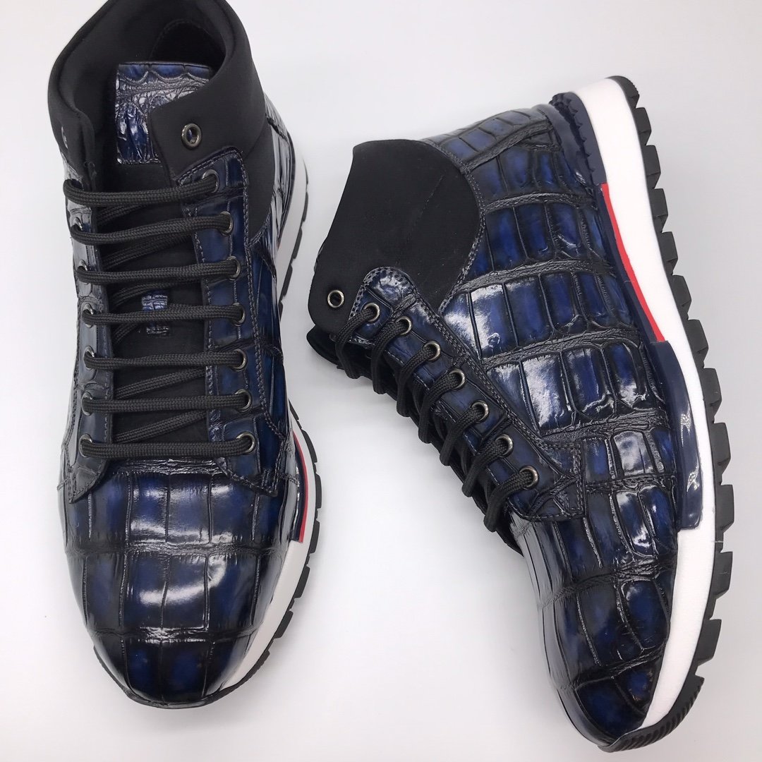 Men’s Classic Crocodile Fashion Sneaker BMBAS120146 image 5