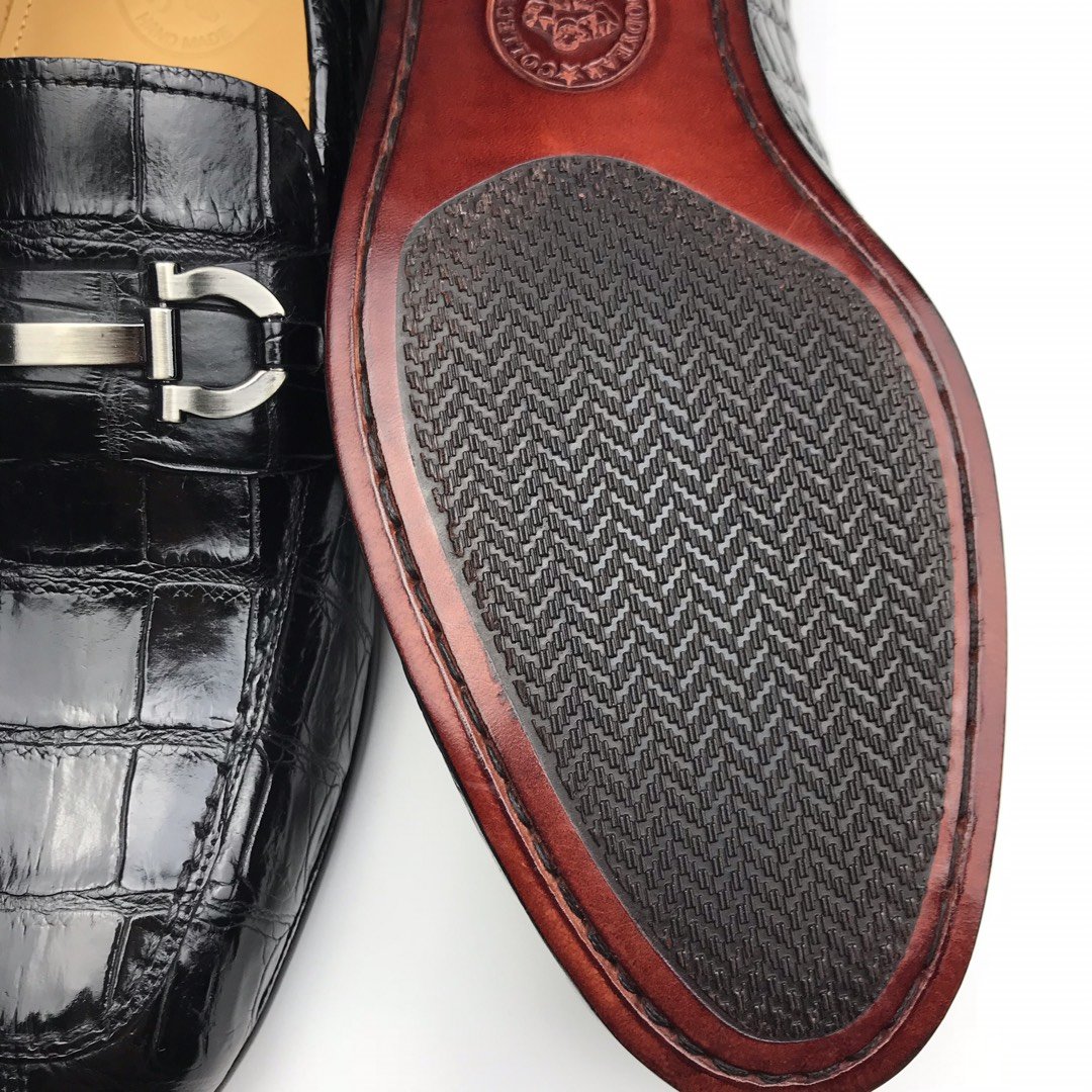 New Fall Crocodile Classic Slip On Penny Shoe BMBAS120155 image 5