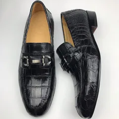 New Fall Crocodile Classic Slip On Penny Shoe BMBAS120155 image 4