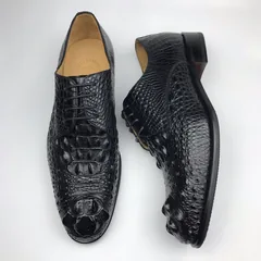 Men’s Crocodile Derby Dress Shoes BMBAS120159 image 7