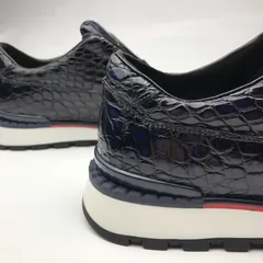 Crocodile Genuine Leather Derby Handmade Shoes BMBAS120167 image 7