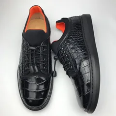 Men’s Crocodile Casual Breathable Flat Shoes BMBAS120181 image 7