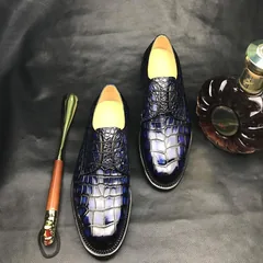 Men Crocodile Patent Dress Shoes BMBAS12068 image 7