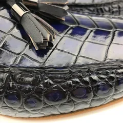 Tassel Loafers Shoes Men Pointed Toe Crocodile Men Shoes BMBAS120194 image 6