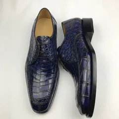 Genuine Crocodile Oxford Laces Leather Brogues Shoes BMBAS120197 image 4