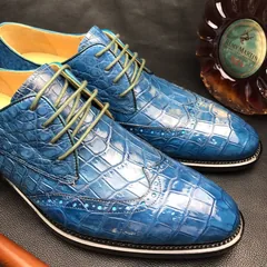 Scale-Patterned Oxford Shoes BMBAS12073 image 6