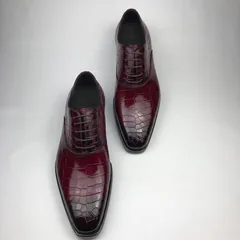 Men Dress Shoes Crocodile Pattern Oxford Business Shoe BMBAS12080 image 7