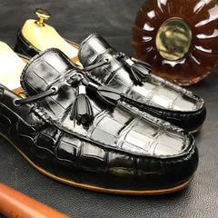 Decorated Penny Loafers Low Heels Daily Shoe BMBAS12091 image 7