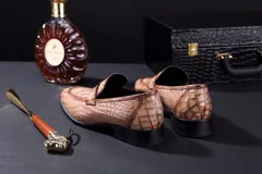 Men Slip-on Business Crocodile Lightweight Flat BMKAS120105 image 5