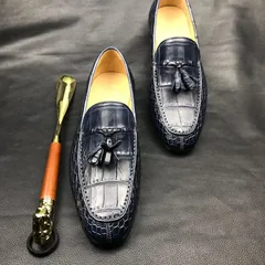 Lifestyle Men’s Handcrafted Crocodile Penny Loafer BMBAS120117 image 7