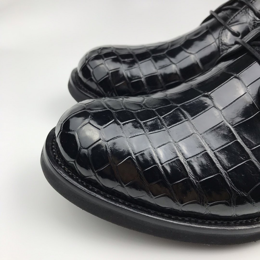 Mens Exotic Print Lace Up Shoes BMBAS120130 image 8