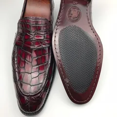 Scale-Patterned Dress Loafers BMBAS120134 image 7