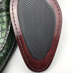 Men Penny Loafer Slip on Crocodile Texture BMGAS120135 image 7