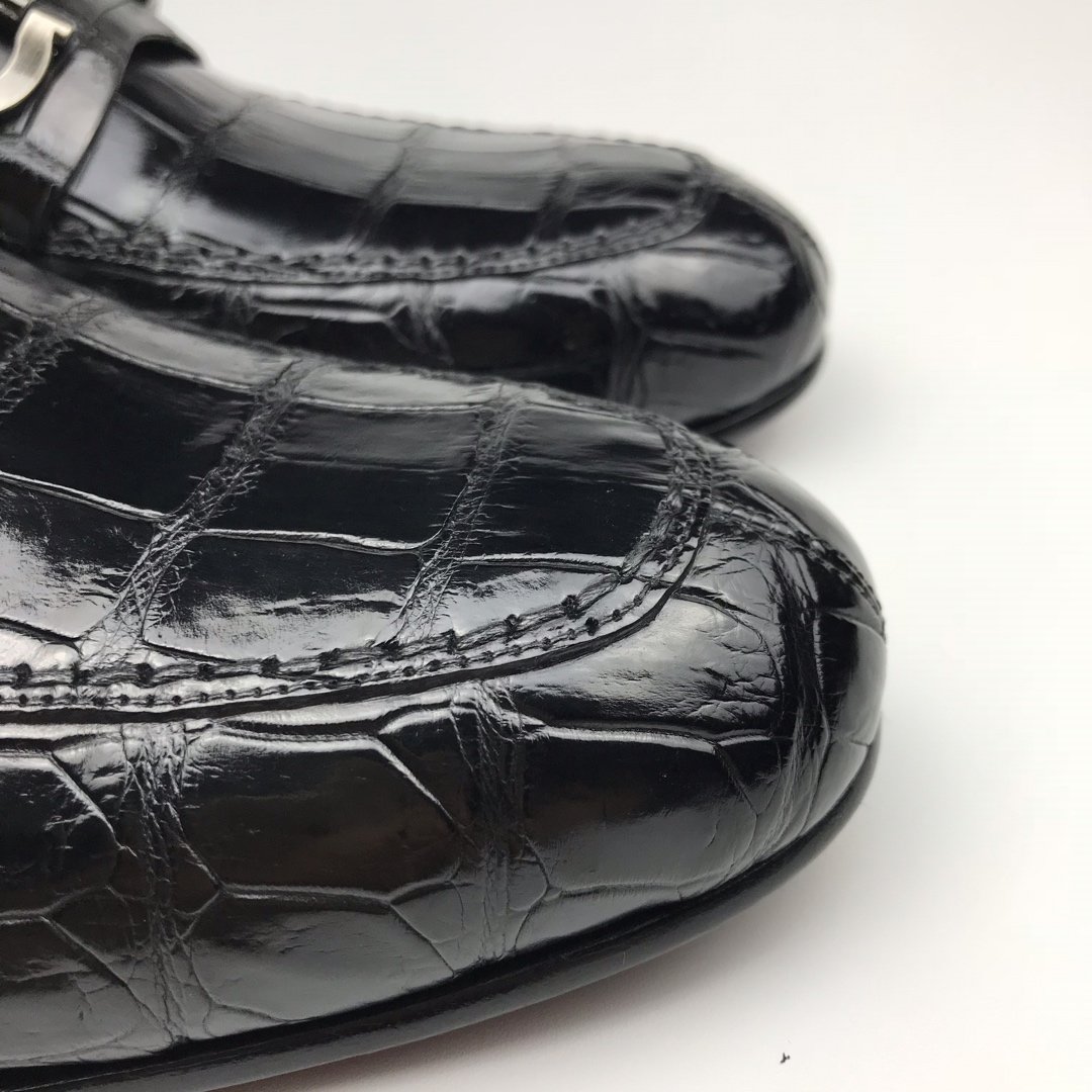 New Fall Crocodile Classic Slip On Penny Shoe BMBAS120155 image 3
