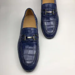 Crocodile Leather Slip On Basic Style BMBAS120156 image 8