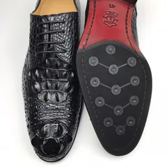 Men’s Crocodile Derby Dress Shoes BMBAS120159 image 8
