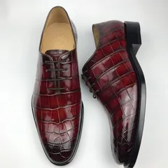Oxford Crocodile Dress Shoes Comfortable Classic Design BMBAS120164 image 8