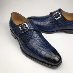 Scale-Patterned Buckle Loafers BMBAS120173 image 3