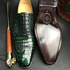 Crocodile Pattern Oxford Shoes Dress Shoes BMGAS120184 image 8