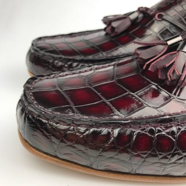 Crocodile Leather Church Tassel Loafers BMBAS120193 - China Shoe ...