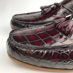 Crocodile Leather Church Tassel Loafers BMBAS120193 image 7