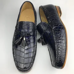 Tassel Loafers Shoes Men Pointed Toe Crocodile Men Shoes BMBAS120194 image 7