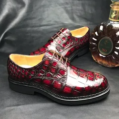 Men Crocodile Walking Formal Business Shoes BMBAS12069 image 8