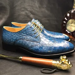Scale-Patterned Oxford Shoes BMBAS12073 image 2