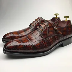 Men’s Genuine Authentic Crocodile Derby BMBAS12083 image 9