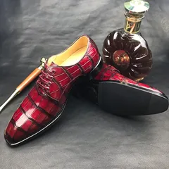 Men’s Business Shoes Crocodile Derby British Style BMBAS12086 image 7