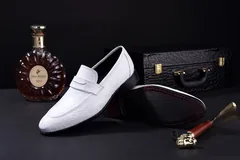 Crocodile Leather Classic Fashion Anti-Slip Boat Shoes BMWAS120102 image 8