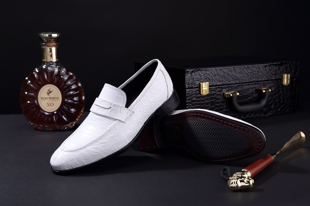 Crocodile Leather Classic Fashion Anti-Slip Boat Shoes BMWAS120102 image 8