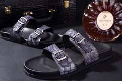 Men Youth Trend Crocodile Beach Slippers BMGAS120110 image 3