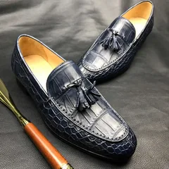 Lifestyle Men’s Handcrafted Crocodile Penny Loafer BMBAS120117 image 8