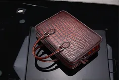 Crocodile Leather Handbag Briefcase BMBAB120124 image 9