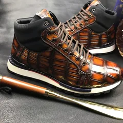 Mens Fashion Crocodile Sneakers Sports Shoe BMBAS120126 image 7