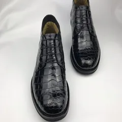 Scale-Patterned Lace-Up Shoes BMBAS120130 image 9