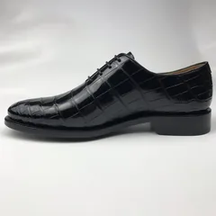 Scale-Patterned Lace-Up Oxford Shoes BMBAS120133 image 8