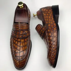 Crocodile Men’s Slip On Formal Classic Shoes BMBAS120136 image 7
